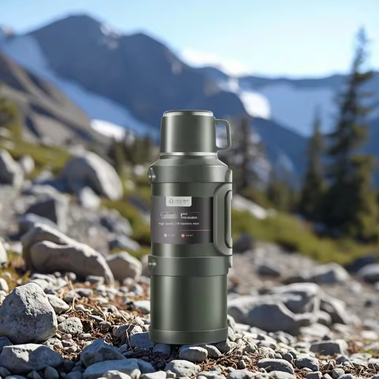 Stainless Steel Outdoor Thermos Cup (1700ml)