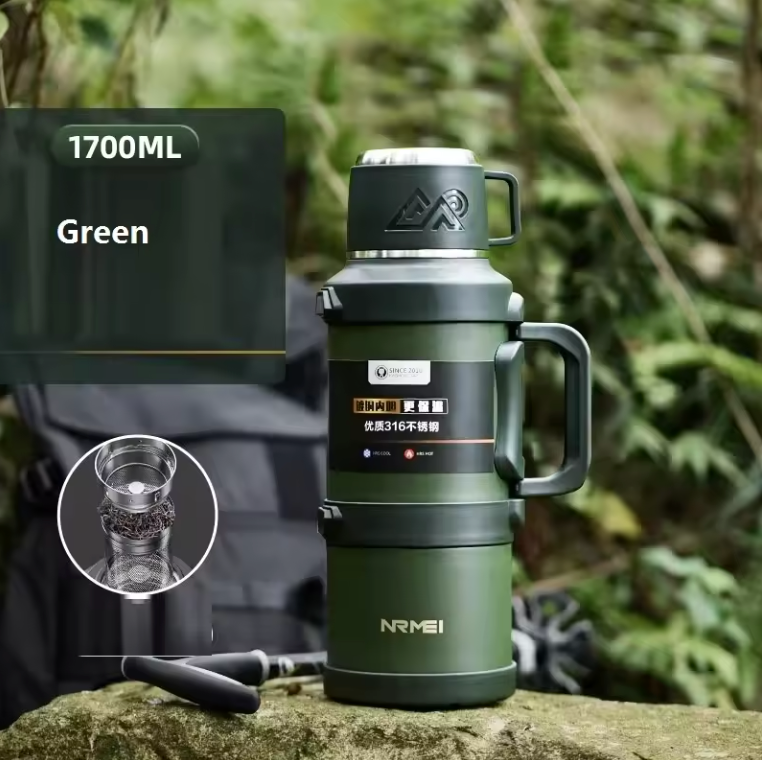 Stainless Steel Outdoor Thermos Cup (1700ml)