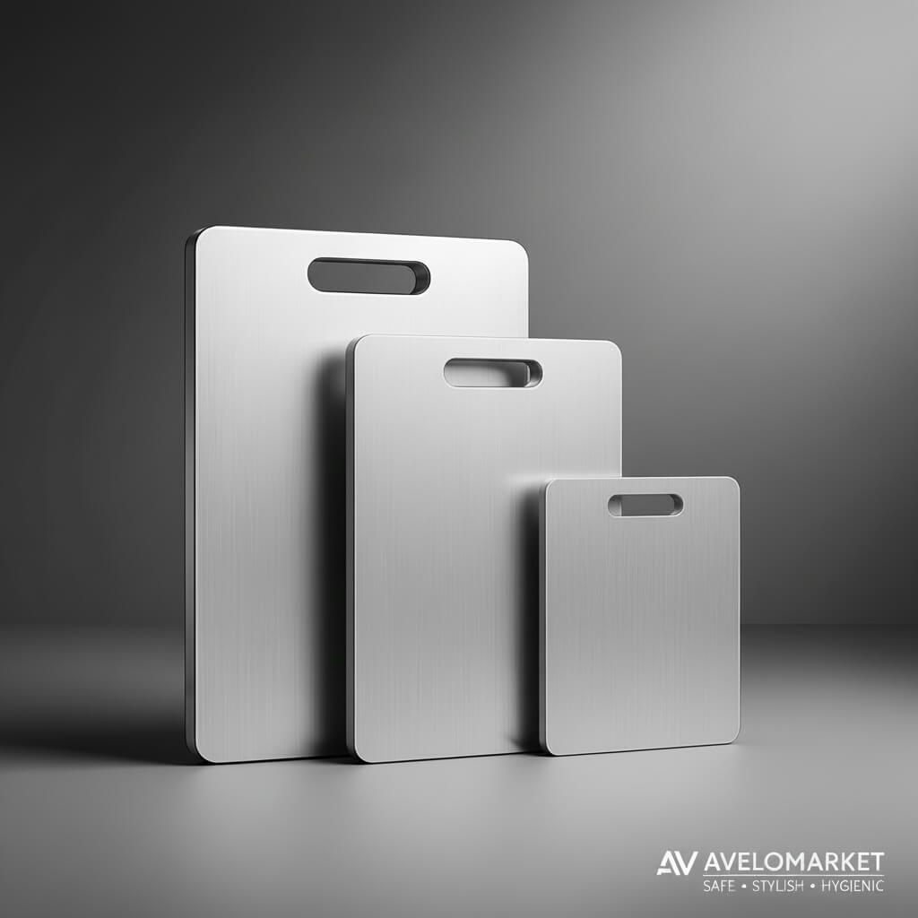 Antibacterial Stainless Steel Cutting Board